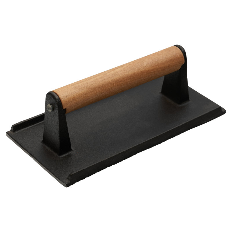 Cast Iron Non-Stick Dishwasher Safe Grill Press
