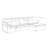 Vellora-121“ Modern Chenille L-Shaped Sectional Sofa With Right-Facing Chaise-122510049
