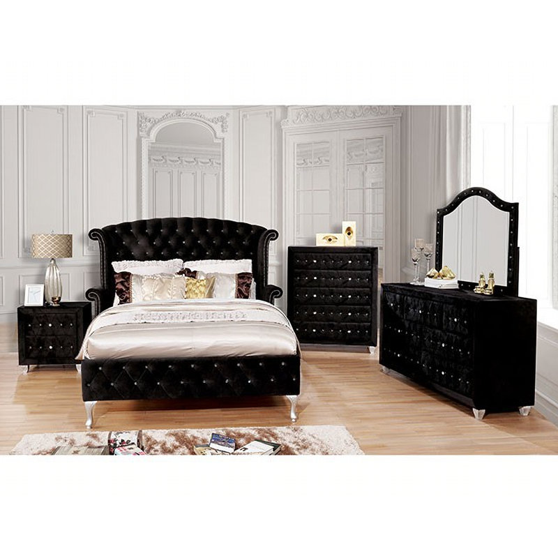 Ensemble de chambre configurable avec lit plateforme Imamudeen