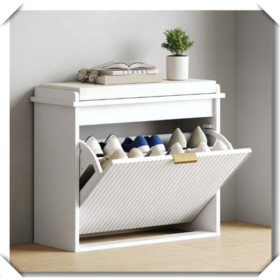 Banc de rangement pour chaussures d'entrée