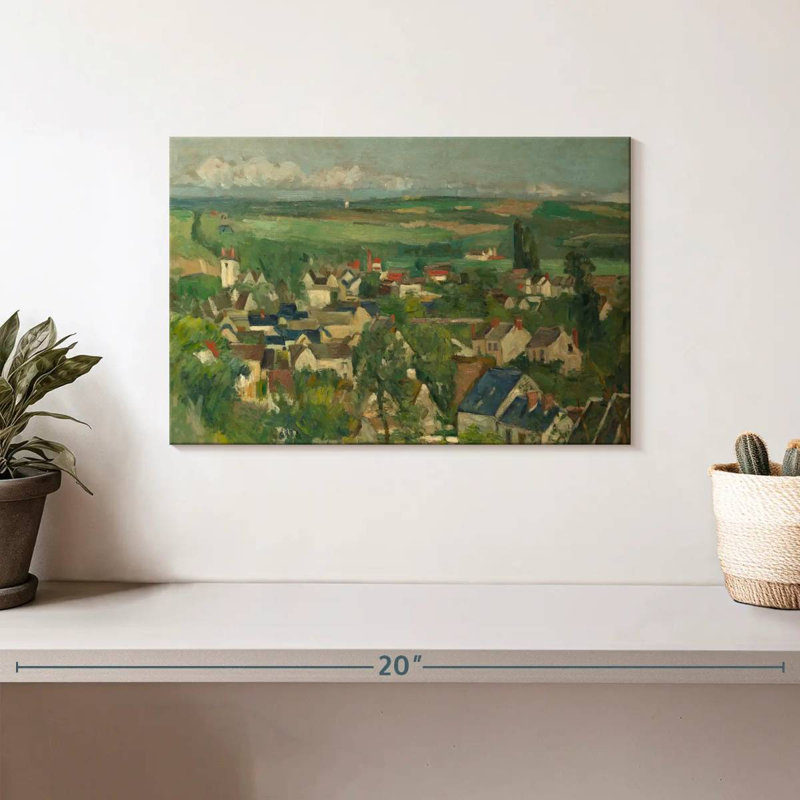 Vue panoramique d'Alvord Auvers, H 8 po x l 12 po