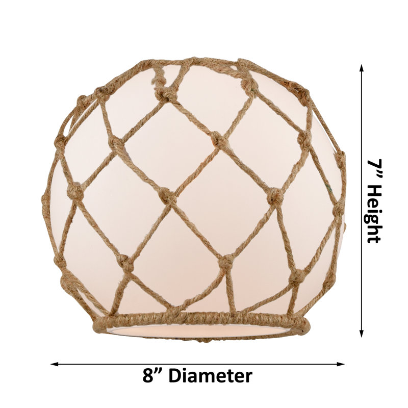 Plafonnier semi-encastré en verre Larocque, Clair/Brun, Nickel satiné brossé