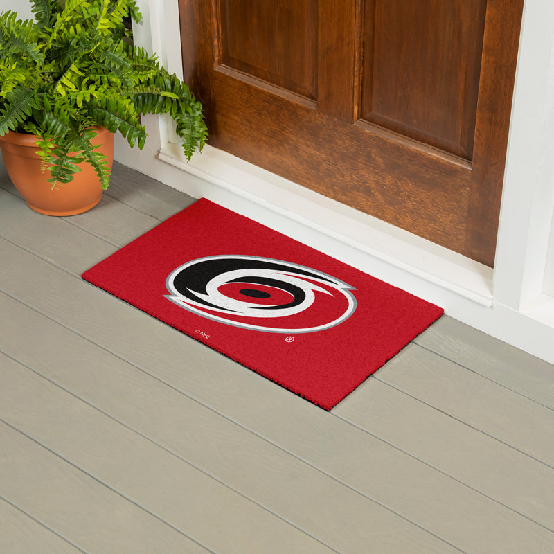 Tapis polychrome en PVC, 16 po x 28 po, Hurricanes de la Caroline