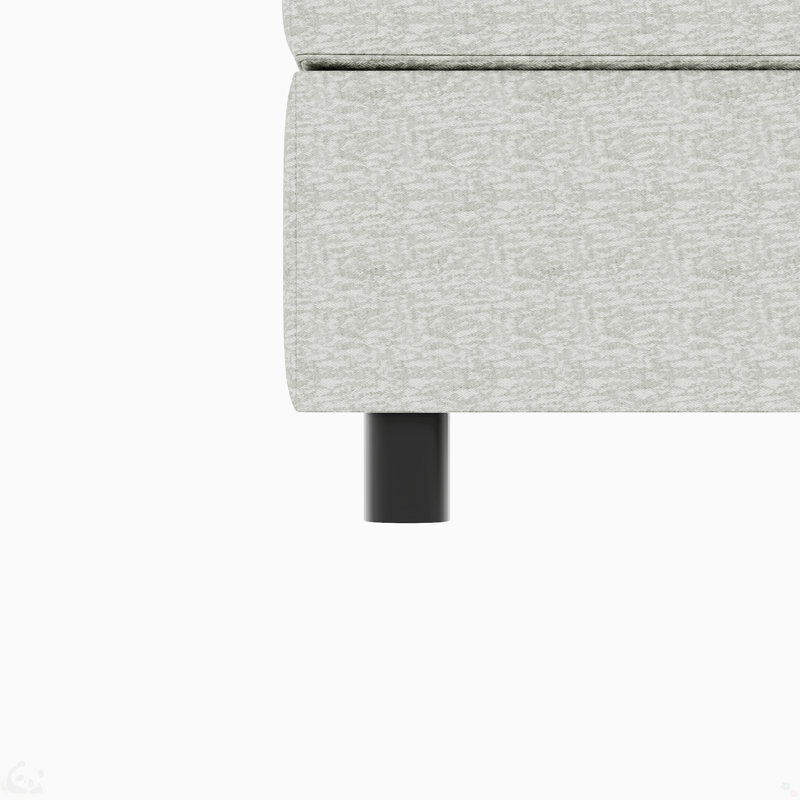 Canapé modulaire, Gris, H 32 po x l 68 po x P 93,5 po