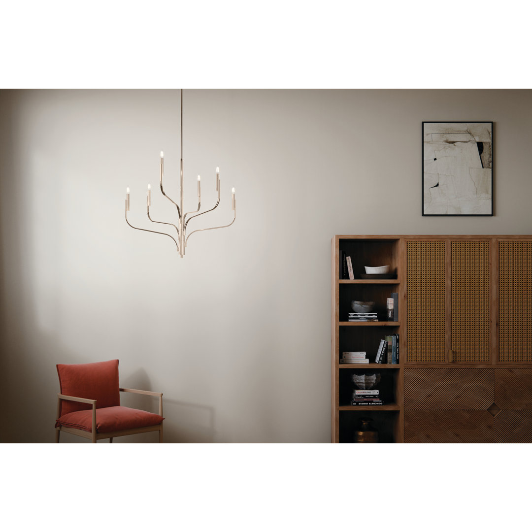 Steel Dimmable Classic / Traditional Chandelier DecorbyHannah
