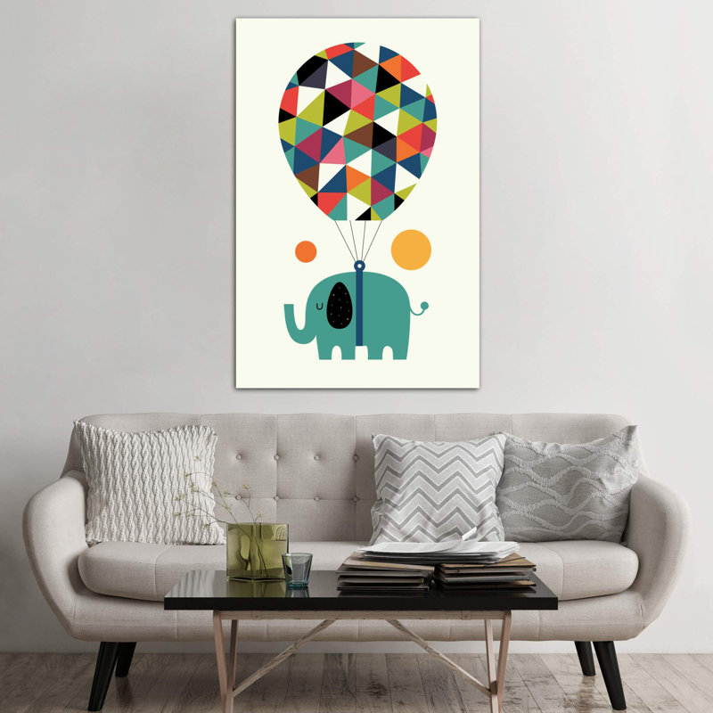 Fly High And Dream Big by Andy Westface - Print on Canvas, Wrapped Canvas, 30.48 cm H x 45.72 cm W