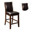 Ensemble de chaises d'appoint de salle à manger de style transitionnel 2 pièces