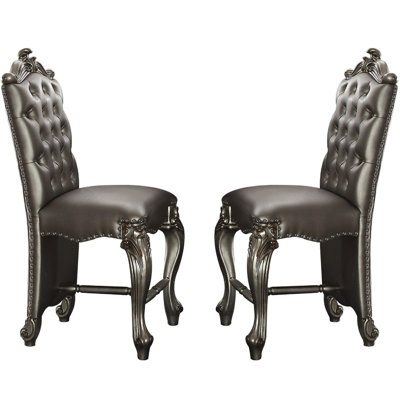 Starr Upholstered Counter Stool with Solid Wood Frame