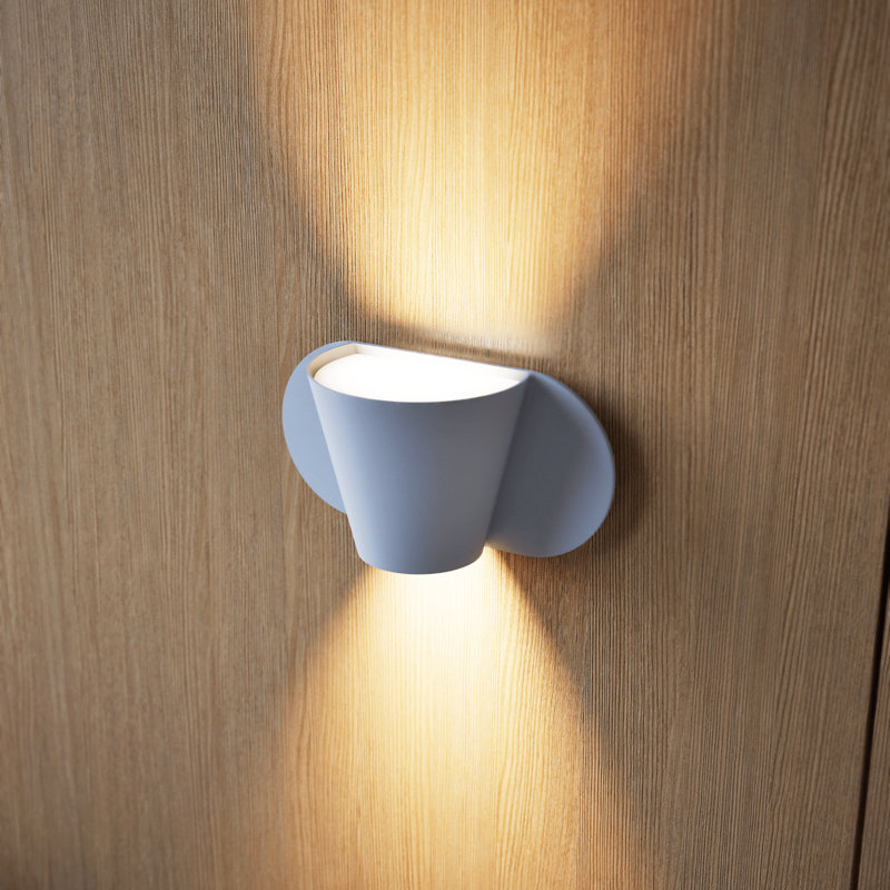 Kaliko 1 - Light LED Wallchiere, White, Textured White
