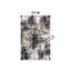 Tapis abstrait jaune / noir / gris-388269383