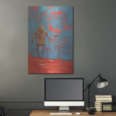 Luxe Metal Art 'Come Back 2' Craig Snodgrass, Meta " Come Back 2 " by Craig Snodgrass