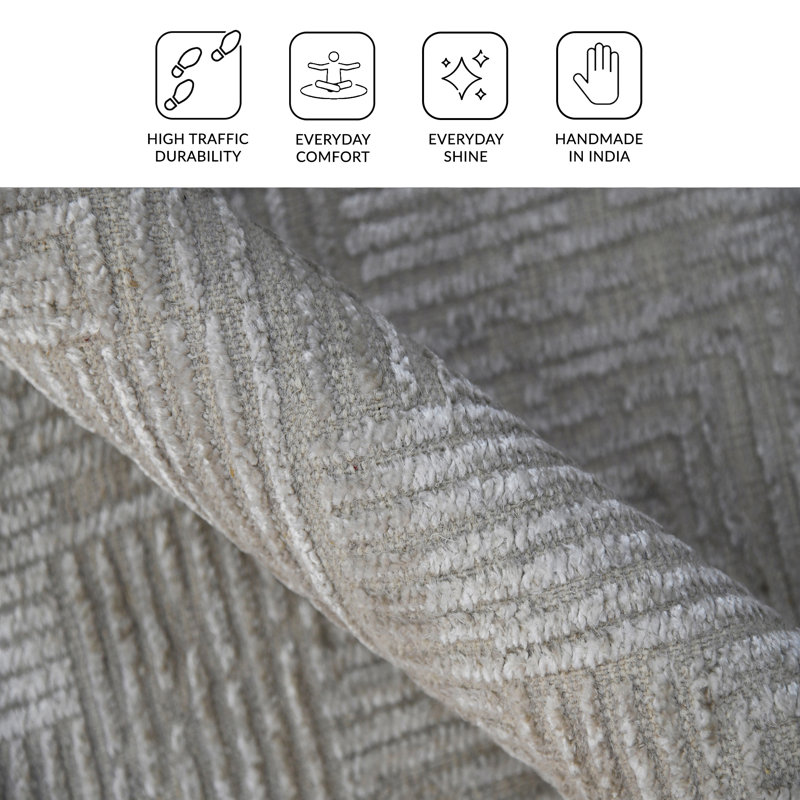 Halesite Geometric Indoor Rug, Rectangle 2' x 3'