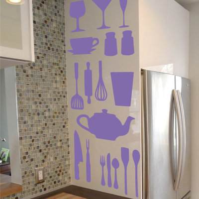 Décalcomanie murale de cuisine