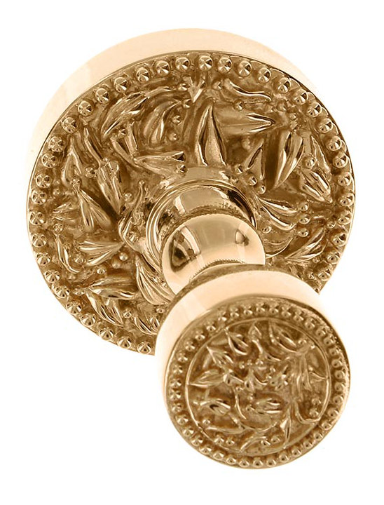 San Michele Robe Hook, Polished Gold