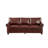 Classic Living Room Nails Sofa Faux Leather-1149069414