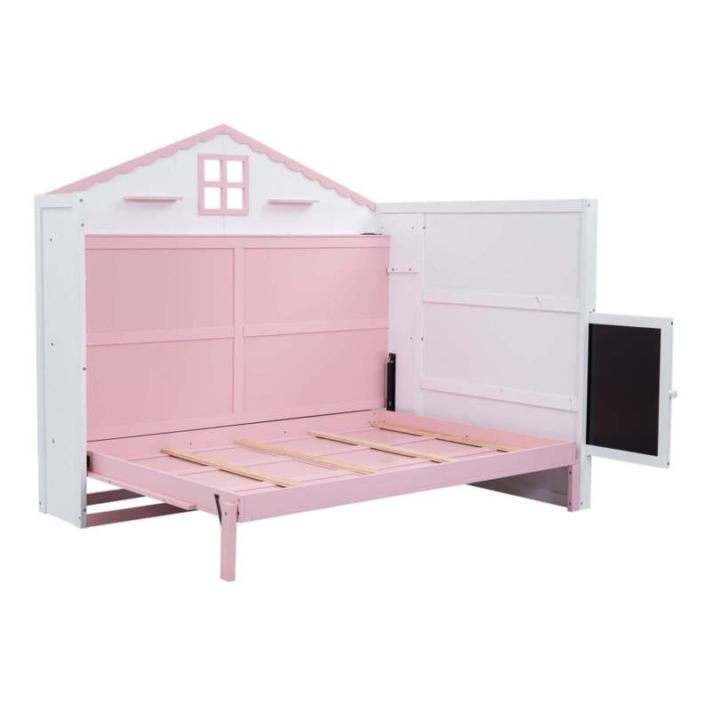 Lit escamotable Wood House avec USB