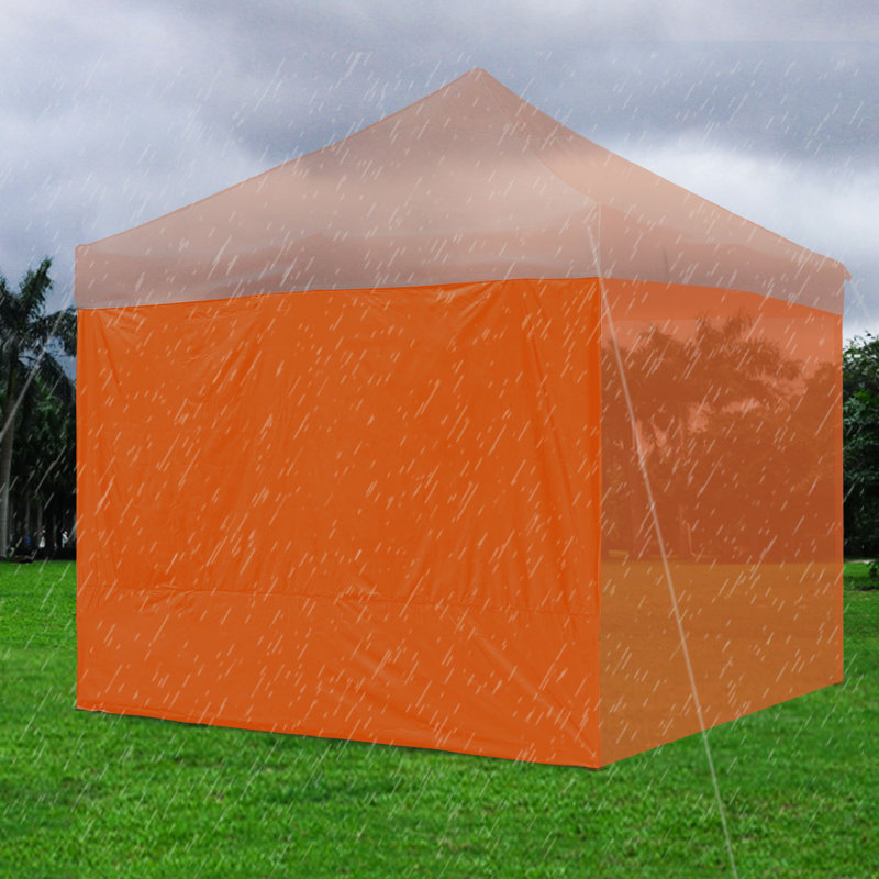 Mur latéral Instahibit, Orangé, H 85,43 po x l 119,69 po x P 0,2 po