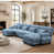 Blue Chenille