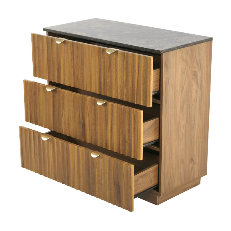 80 cm W Chest of 3 Drawers