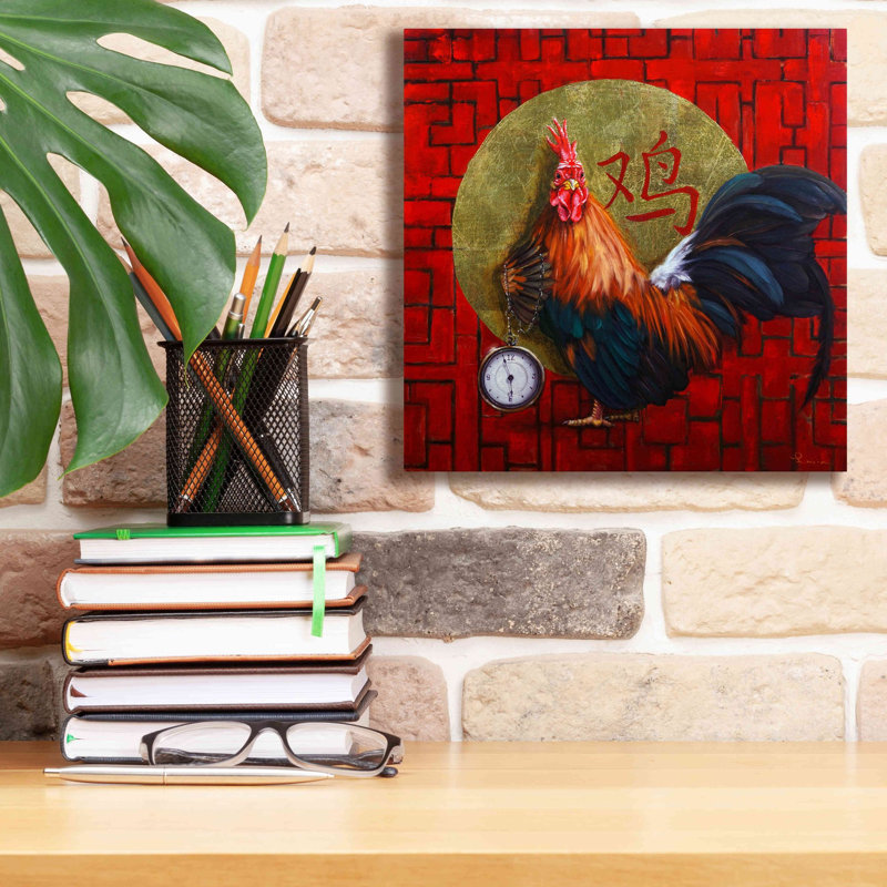 «Keeper Of Time» par Lucia Heffernan, reproduction sur toile tendue, H 12 po x l 12 po x P 0,75 po