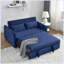 Causeuse en velours Pricop-2128226235