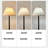 59.06" Nut-Brown + Beige Solid Wood Floor Lamps