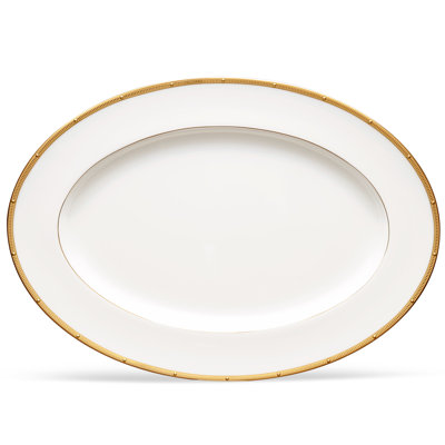Noritake Rochelle Gold Oval Platter