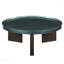 Table basse vert noirâtre