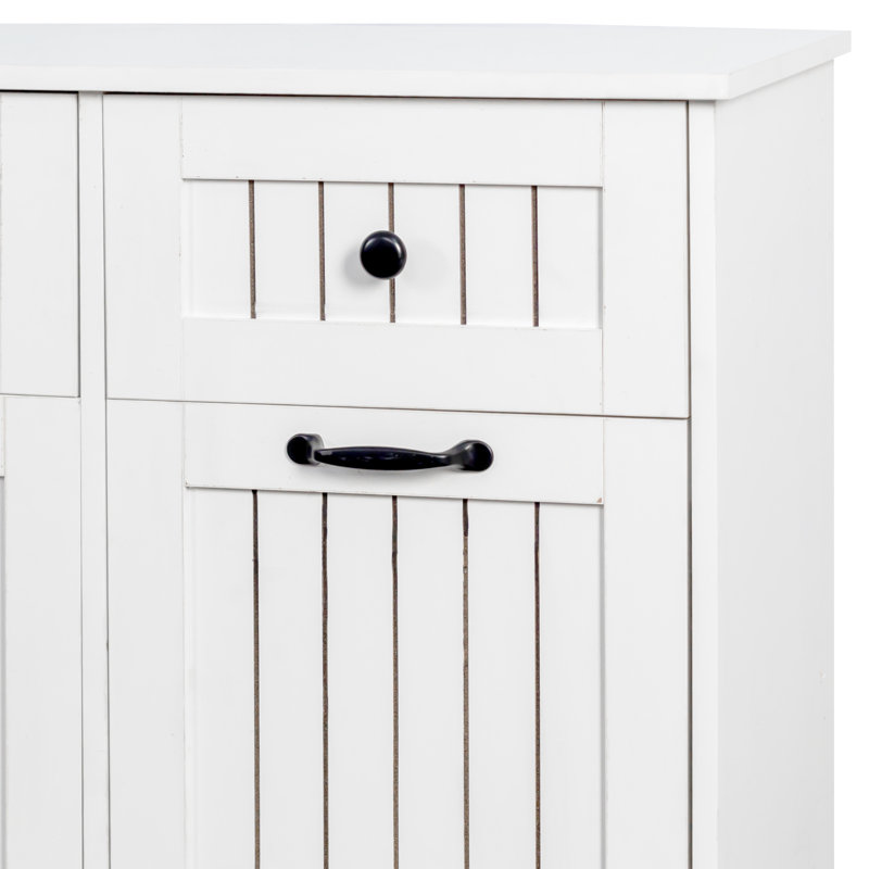 Armoire à paniers à linge inclinable pour salle de bain