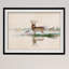 Misty Deer - cadre photo, reproduction d'art-31992257-33960261