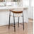 Devane Upholstered Counter Stool With Armrest-123161722