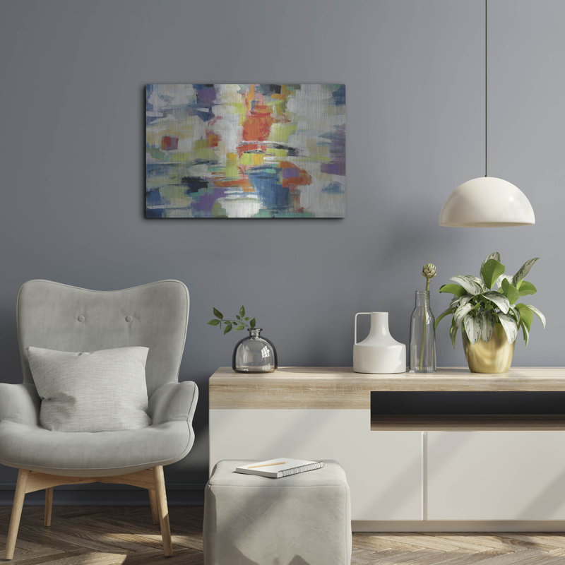 «Island Town» par Silvia Vassileva, H 16 po x l 24 po