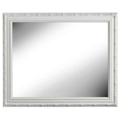 Wood Flat Wall Mirror