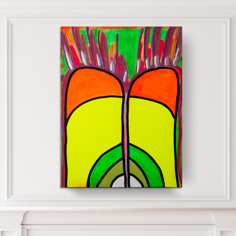 Untitled VIII by Big Bear - Wrapped Canvas Original Painting