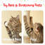 92.9" - 102.4" Floor To Ceiling Adjustable Height Cat Tree Tower-1056870093