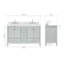 Meuble-lavabo double 72 po avec dessus de meuble-lavabo Cambridge-88398660-130617048-130617049