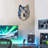 Colorful Metal Wolf Wall Decor-653976131