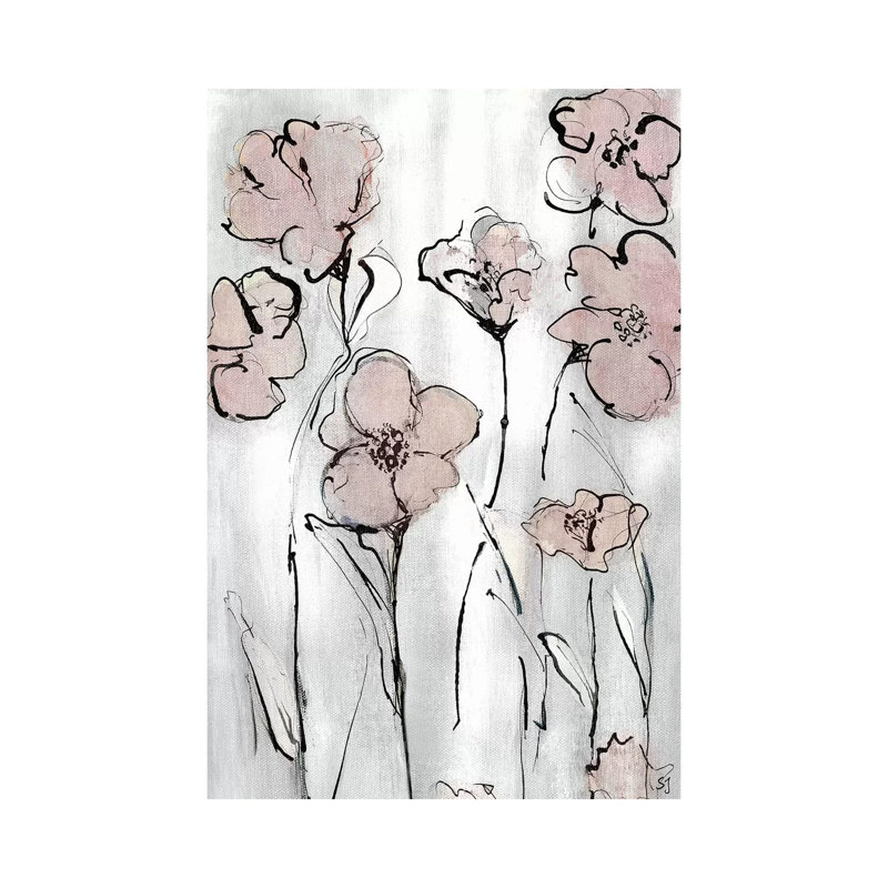 Wildflowers I 1 Piece Wrapped Canvas Painting, 101.6 cm H x 66.04 cm W x 1.91 cm D