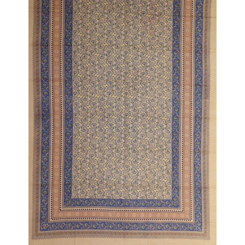 Tapisserie en coton, Bleu