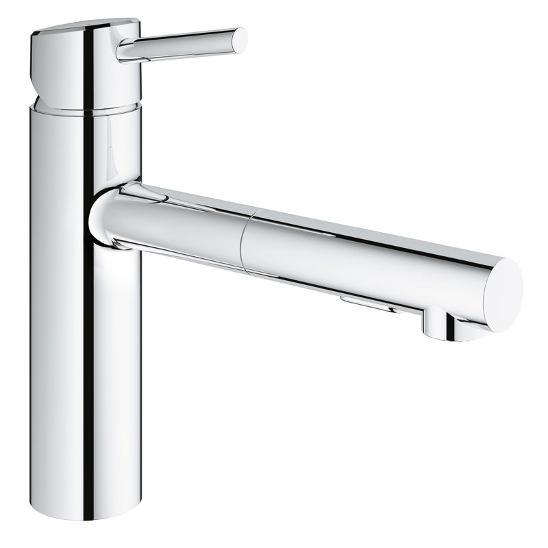 Concetto™ Pull Out Single Handle Kitchen Faucet, StarLight Chrome