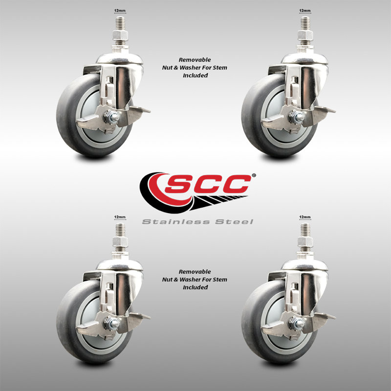 Thermoplastic Rubber Casters