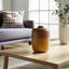 Vase en céramique avec motif texturé deux tons-1109976700