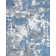 Tapis abstrait bleu / gris
