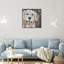 « love golden retriever », impression sur toile tendue-18011216-66813064
