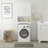 Over The Toilet Bathroom Storage Cabinet With 2 Doors & Open Shelf
