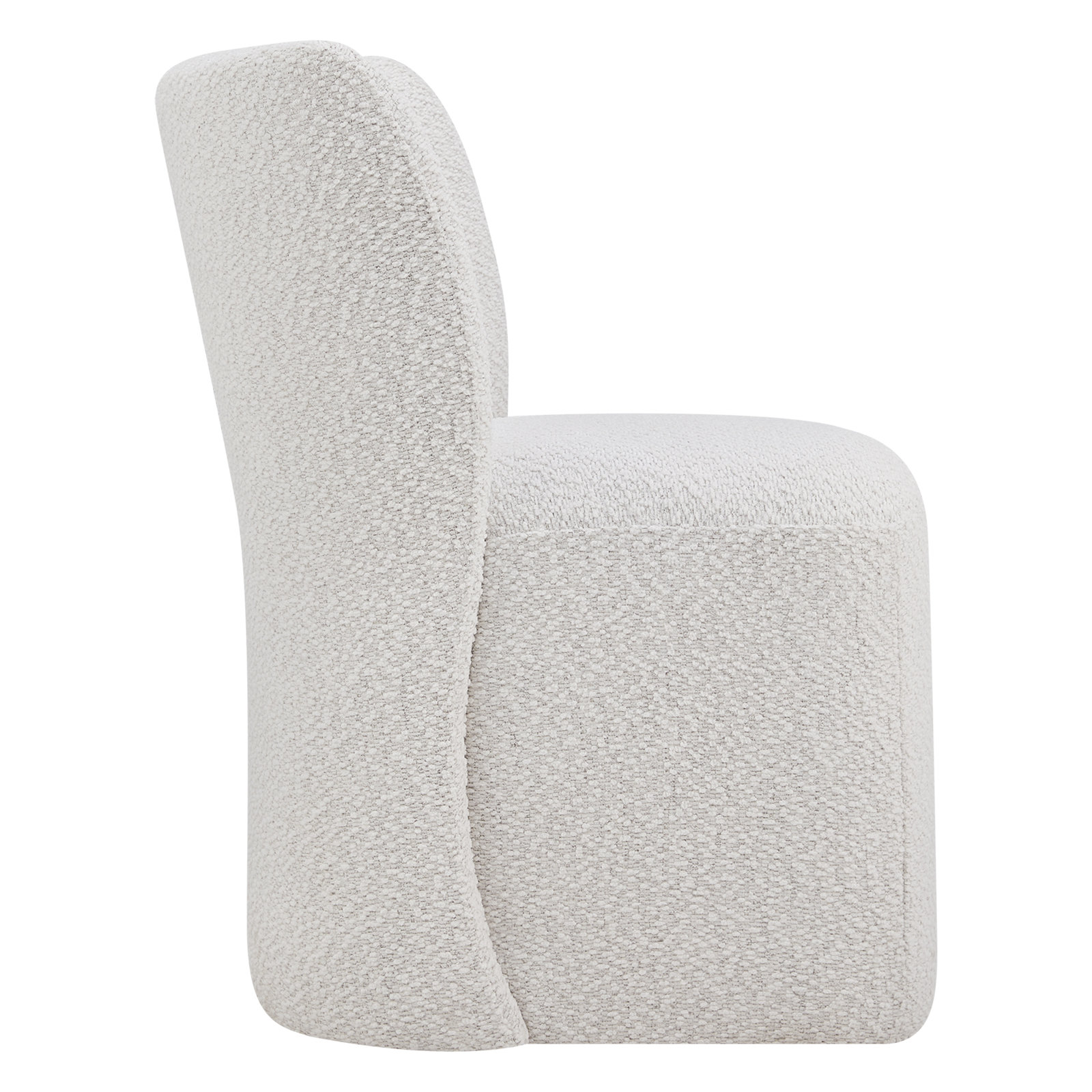 Madie Upholstered Dining Chair, Snow