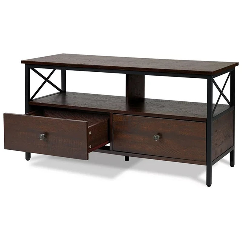 TV stand up to 50" with metal frame and drawers
