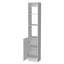 Black Linen Cabinet, 1-Door-738866506