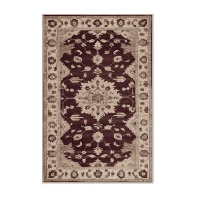 Tapis beige surteint lavable à la machine