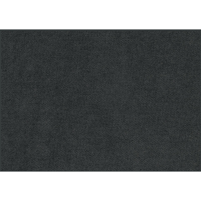 Canapé moelleux en tissu texturé gris foncé, Gris foncé